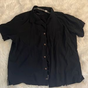 Black Tommy Bahama Short Sleeve Button Up